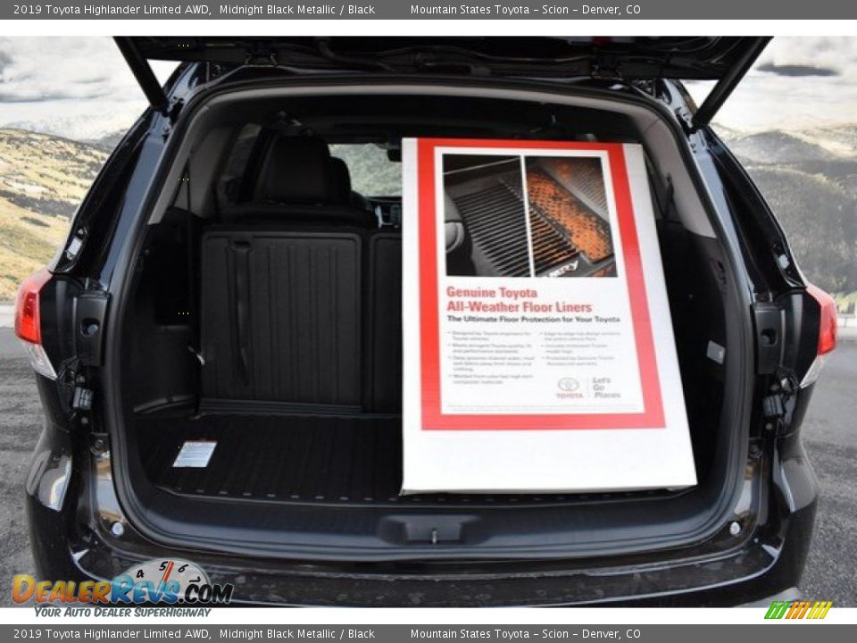 2019 Toyota Highlander Limited AWD Midnight Black Metallic / Black Photo #34