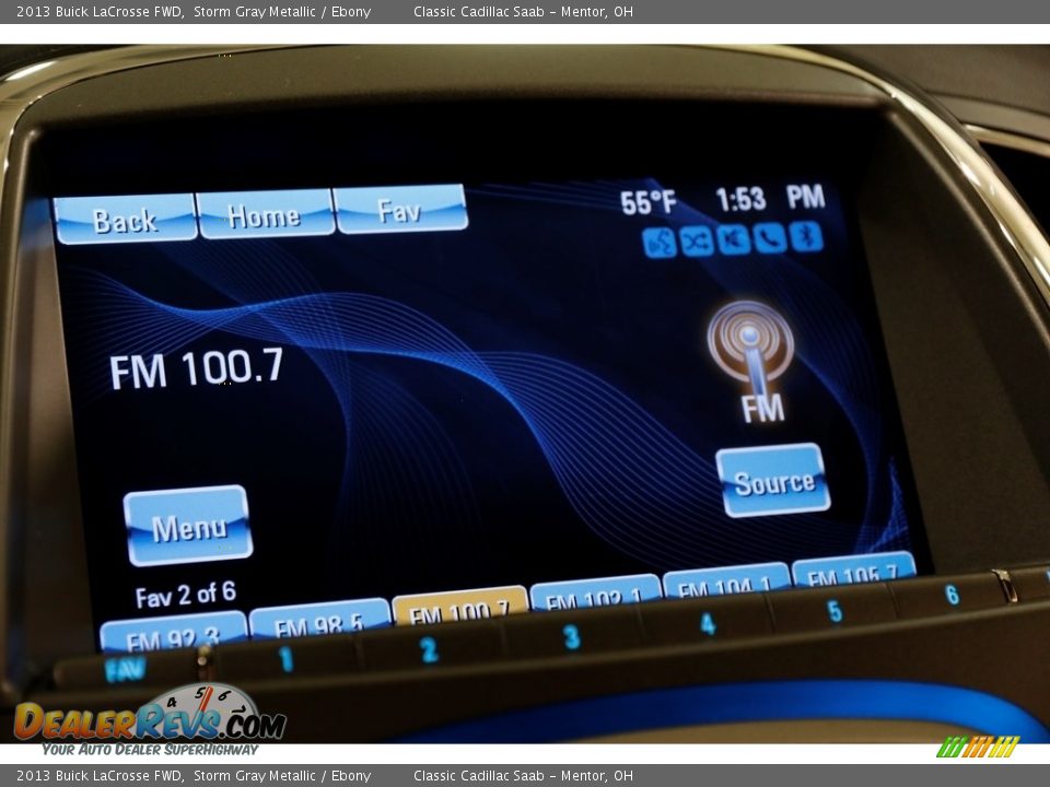2013 Buick LaCrosse FWD Storm Gray Metallic / Ebony Photo #10
