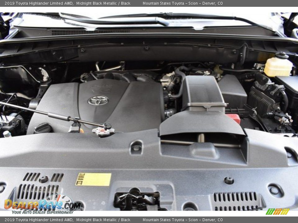 2019 Toyota Highlander Limited AWD Midnight Black Metallic / Black Photo #35