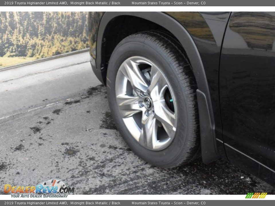 2019 Toyota Highlander Limited AWD Midnight Black Metallic / Black Photo #36