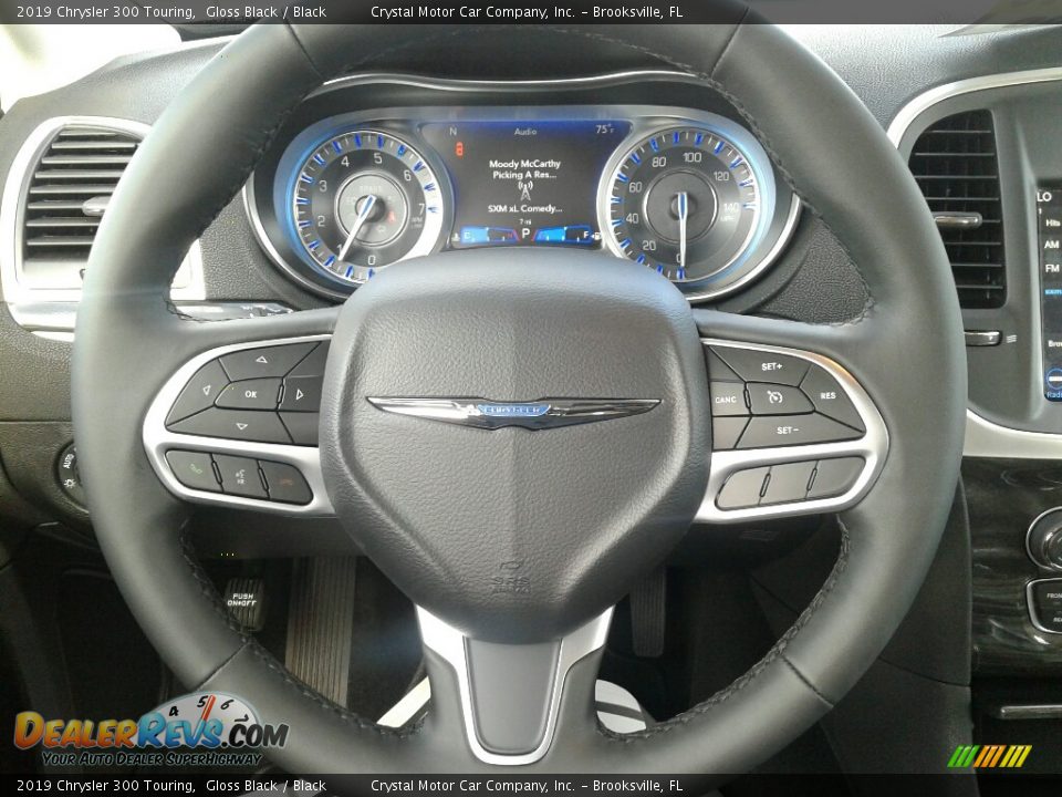 2019 Chrysler 300 Touring Gloss Black / Black Photo #14