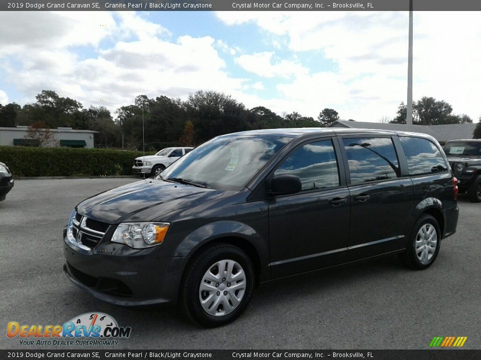 2019 Dodge Grand Caravan SE Granite Pearl / Black/Light Graystone Photo #1