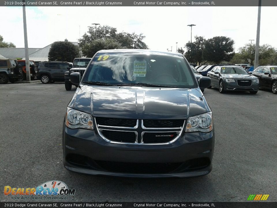 2019 Dodge Grand Caravan SE Granite Pearl / Black/Light Graystone Photo #8