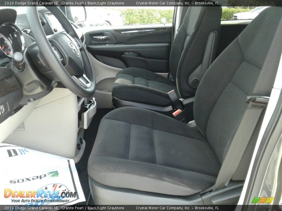 2019 Dodge Grand Caravan SE Granite Pearl / Black/Light Graystone Photo #9