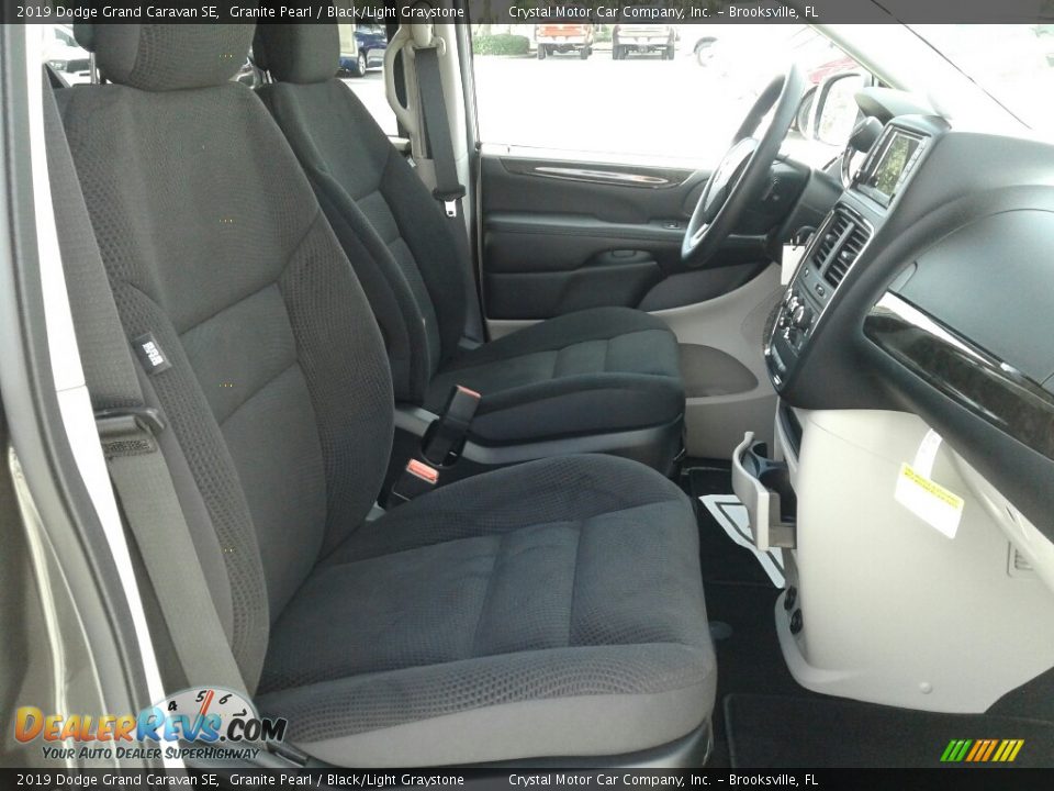2019 Dodge Grand Caravan SE Granite Pearl / Black/Light Graystone Photo #12