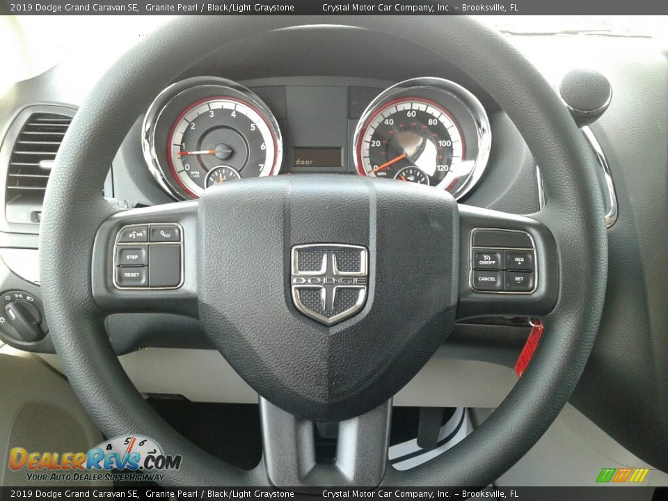 2019 Dodge Grand Caravan SE Granite Pearl / Black/Light Graystone Photo #14