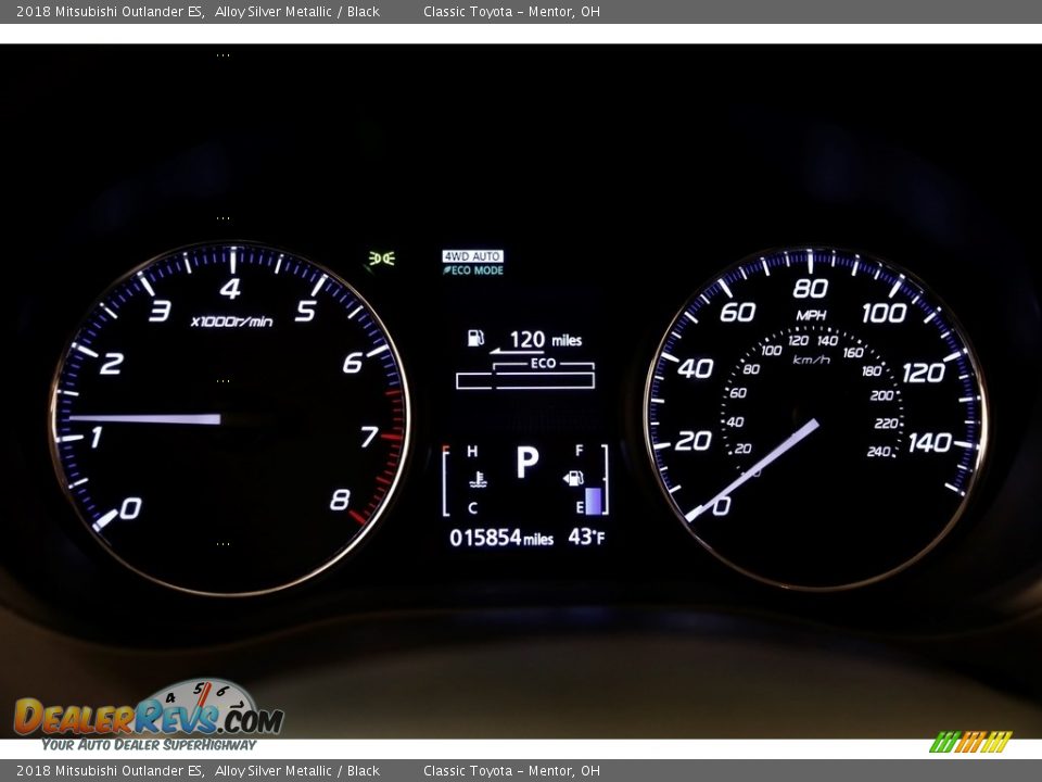 2018 Mitsubishi Outlander ES Gauges Photo #8