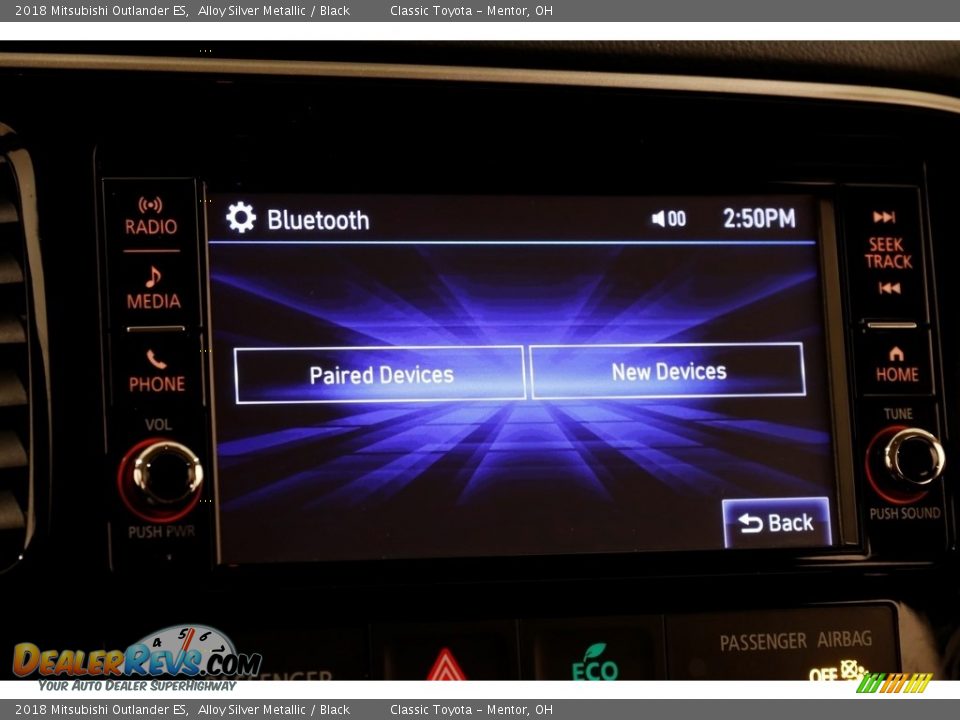 2018 Mitsubishi Outlander ES Alloy Silver Metallic / Black Photo #12