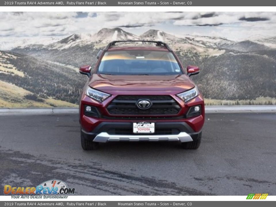 2019 Toyota RAV4 Adventure AWD Ruby Flare Pearl / Black Photo #2