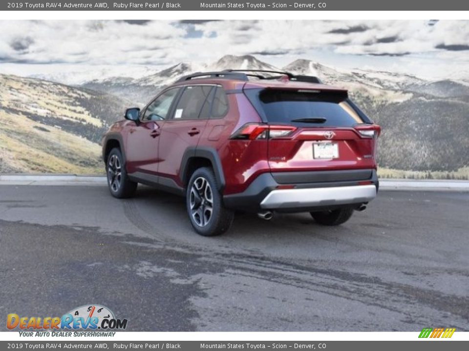 2019 Toyota RAV4 Adventure AWD Ruby Flare Pearl / Black Photo #3