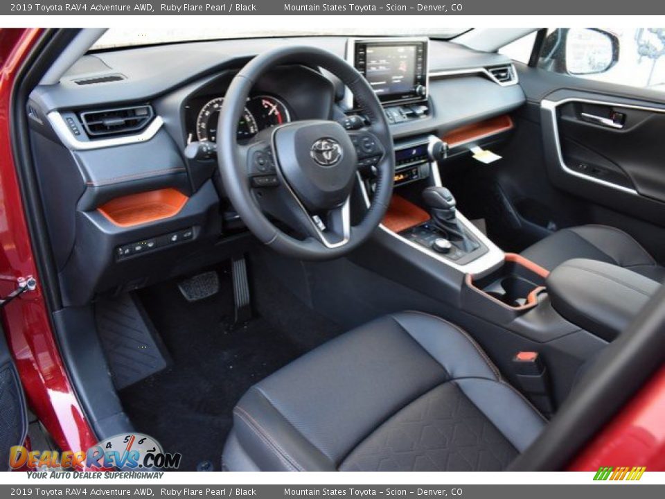 2019 Toyota RAV4 Adventure AWD Ruby Flare Pearl / Black Photo #5