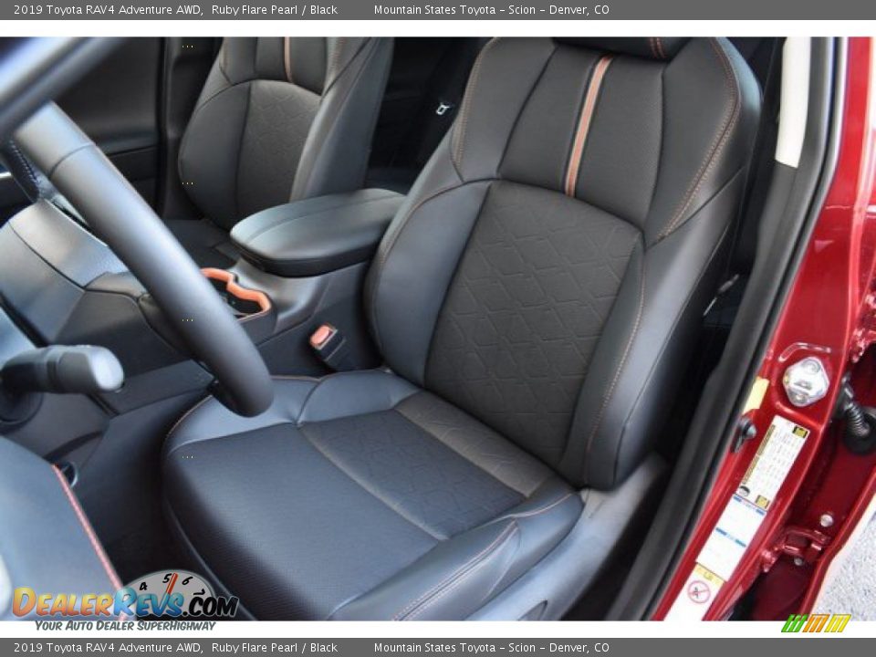 2019 Toyota RAV4 Adventure AWD Ruby Flare Pearl / Black Photo #7