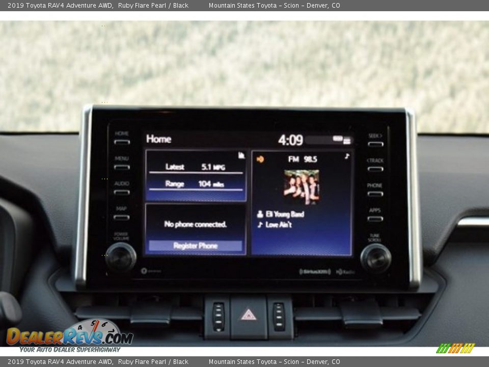 2019 Toyota RAV4 Adventure AWD Ruby Flare Pearl / Black Photo #9