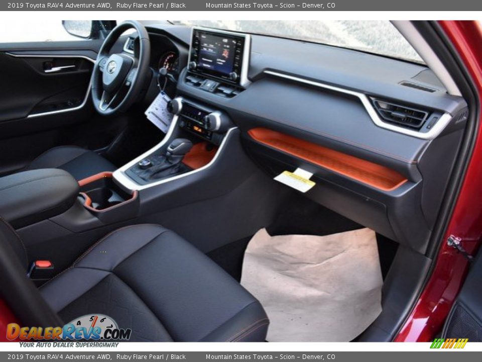 2019 Toyota RAV4 Adventure AWD Ruby Flare Pearl / Black Photo #10
