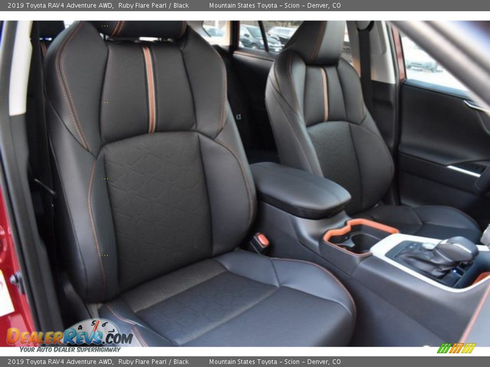 2019 Toyota RAV4 Adventure AWD Ruby Flare Pearl / Black Photo #12