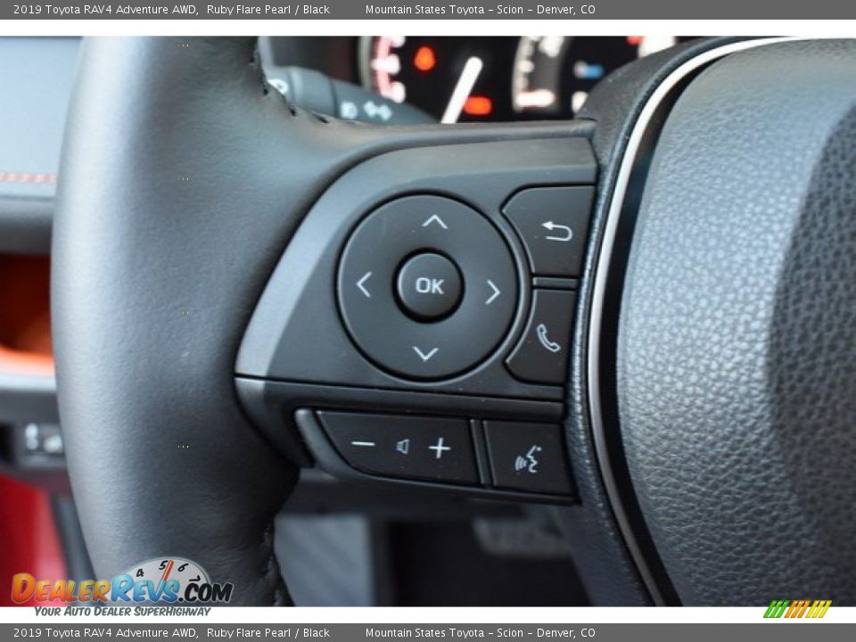 2019 Toyota RAV4 Adventure AWD Ruby Flare Pearl / Black Photo #25