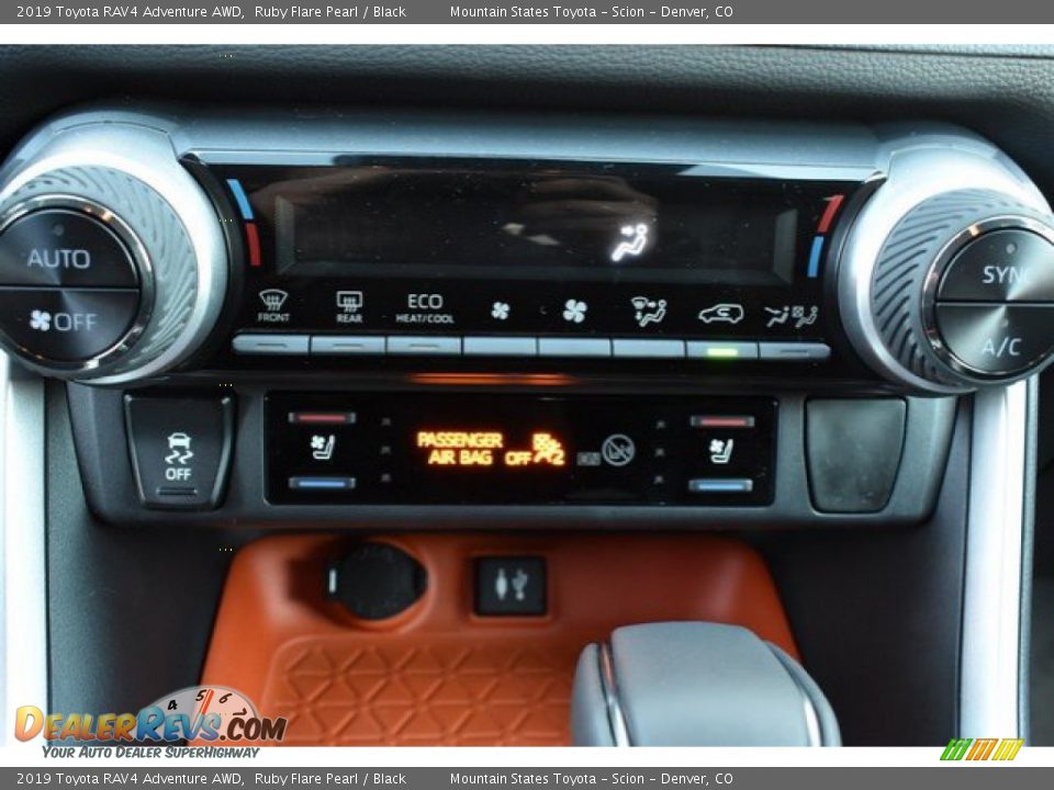 2019 Toyota RAV4 Adventure AWD Ruby Flare Pearl / Black Photo #28