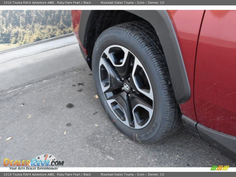 2019 Toyota RAV4 Adventure AWD Ruby Flare Pearl / Black Photo #32
