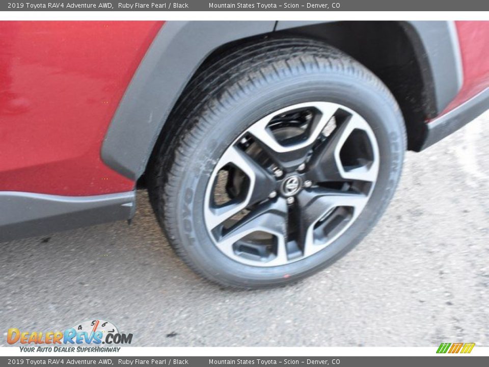 2019 Toyota RAV4 Adventure AWD Ruby Flare Pearl / Black Photo #33