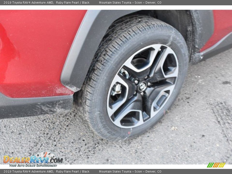 2019 Toyota RAV4 Adventure AWD Ruby Flare Pearl / Black Photo #34