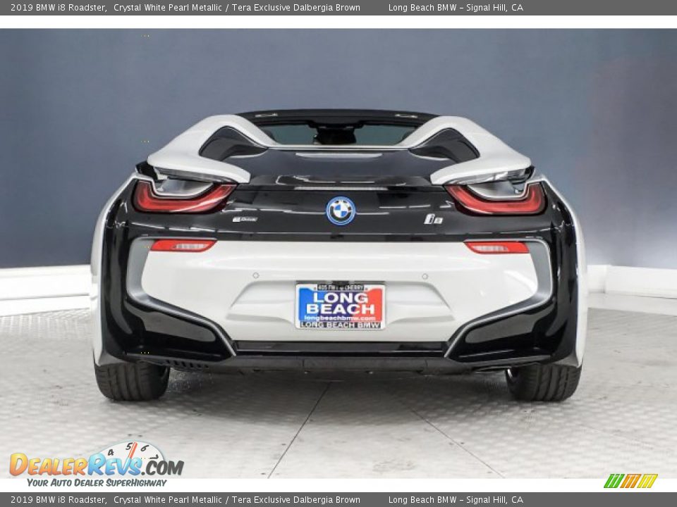 2019 BMW i8 Roadster Crystal White Pearl Metallic / Tera Exclusive Dalbergia Brown Photo #3