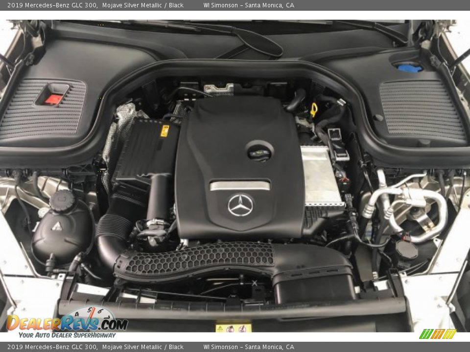 2019 Mercedes-Benz GLC 300 Mojave Silver Metallic / Black Photo #8