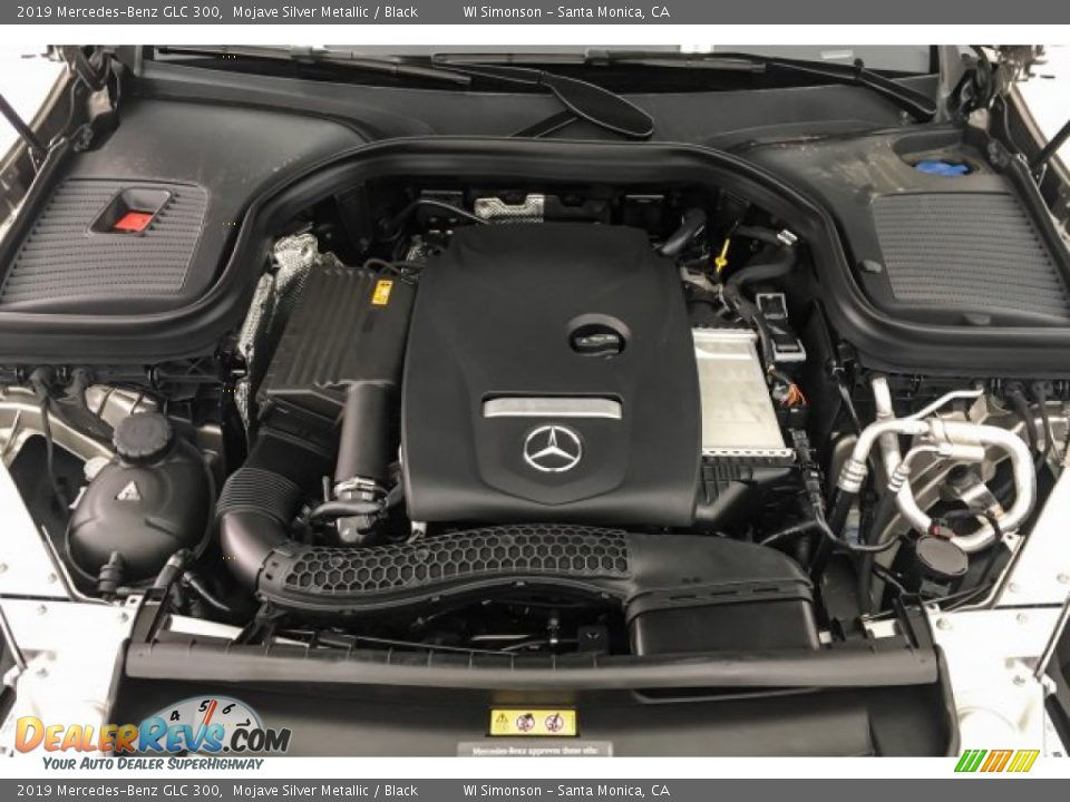 2019 Mercedes-Benz GLC 300 Mojave Silver Metallic / Black Photo #8
