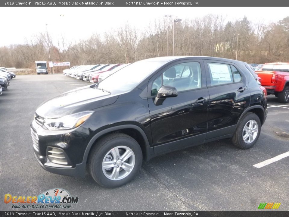 2019 Chevrolet Trax LS AWD Mosaic Black Metallic / Jet Black Photo #1