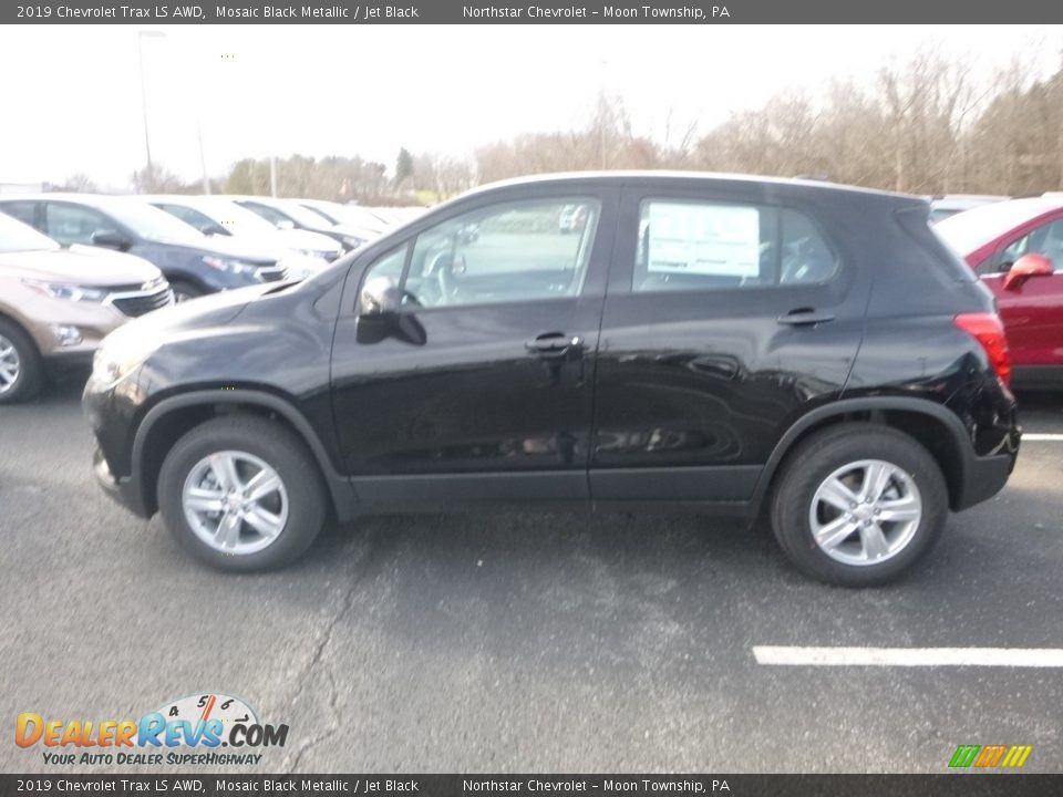 2019 Chevrolet Trax LS AWD Mosaic Black Metallic / Jet Black Photo #2