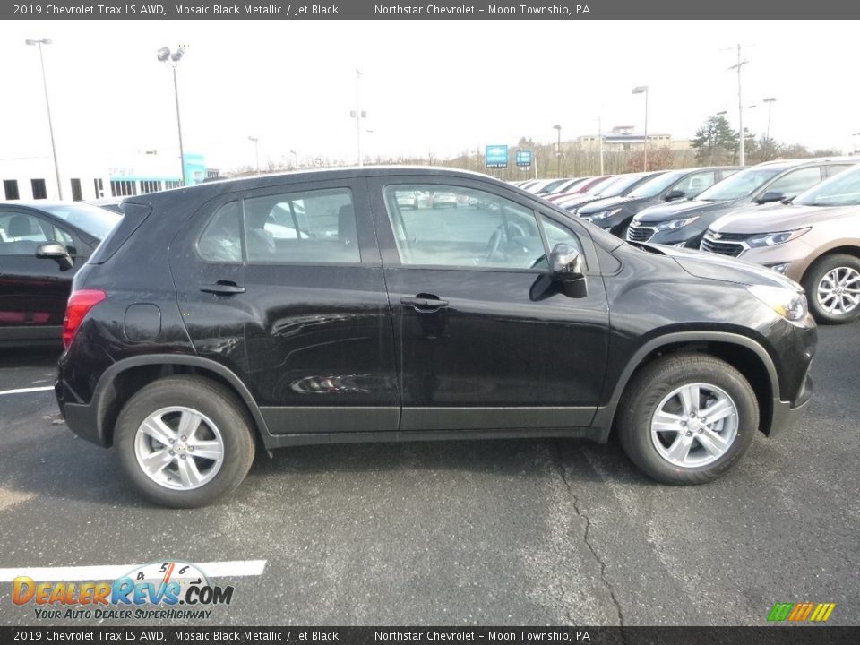 2019 Chevrolet Trax LS AWD Mosaic Black Metallic / Jet Black Photo #6