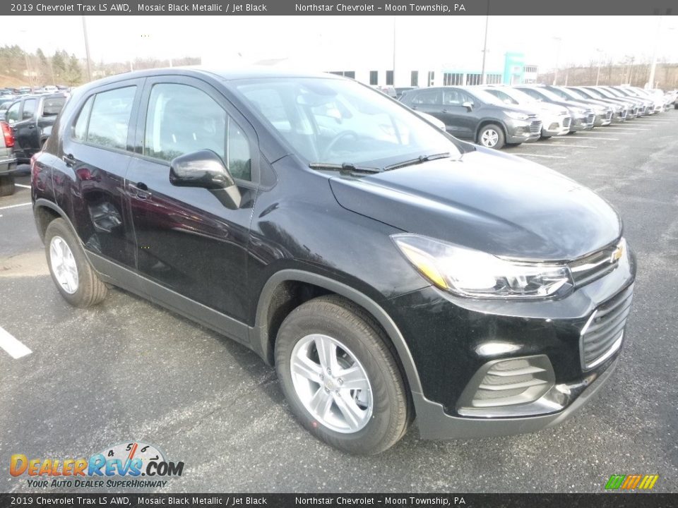 2019 Chevrolet Trax LS AWD Mosaic Black Metallic / Jet Black Photo #7