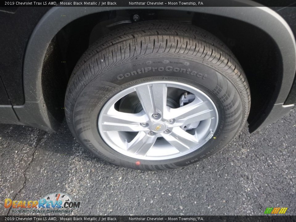 2019 Chevrolet Trax LS AWD Mosaic Black Metallic / Jet Black Photo #9