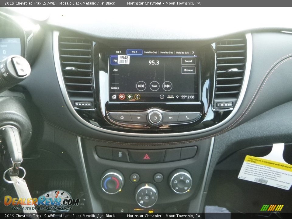 2019 Chevrolet Trax LS AWD Mosaic Black Metallic / Jet Black Photo #17