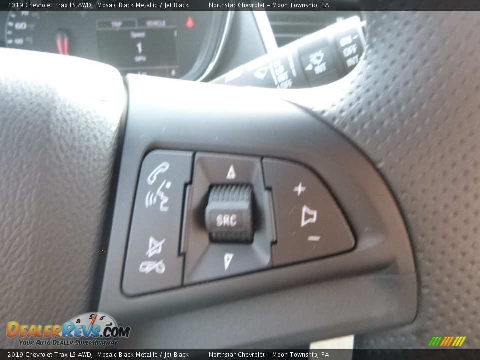 2019 Chevrolet Trax LS AWD Mosaic Black Metallic / Jet Black Photo #19
