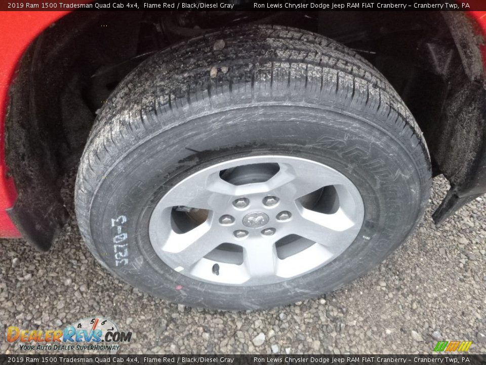 2019 Ram 1500 Tradesman Quad Cab 4x4 Flame Red / Black/Diesel Gray Photo #9