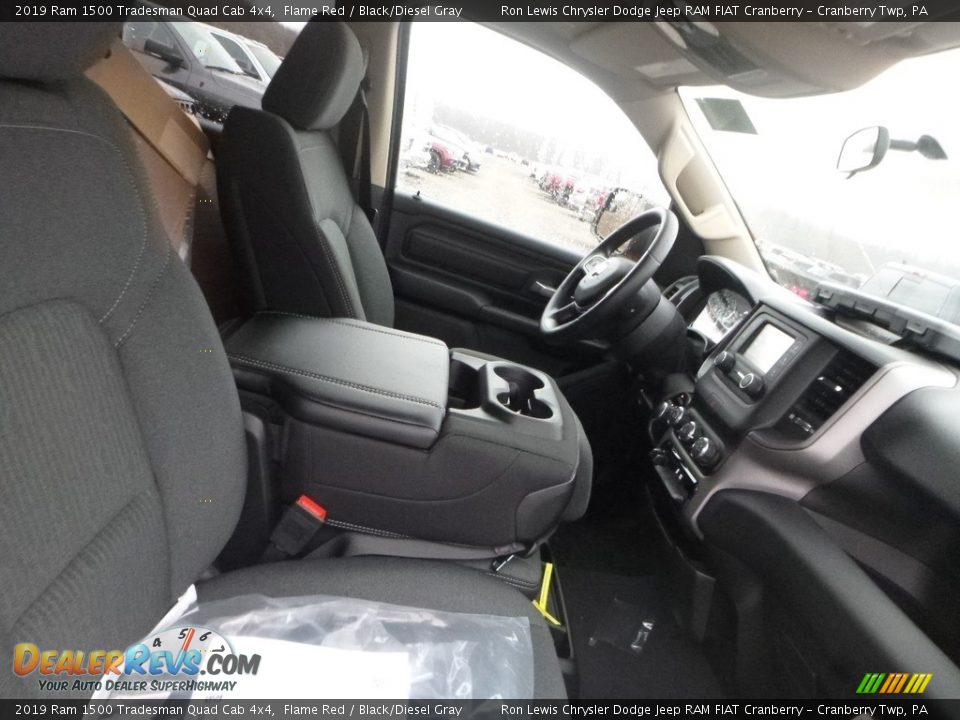 2019 Ram 1500 Tradesman Quad Cab 4x4 Flame Red / Black/Diesel Gray Photo #10