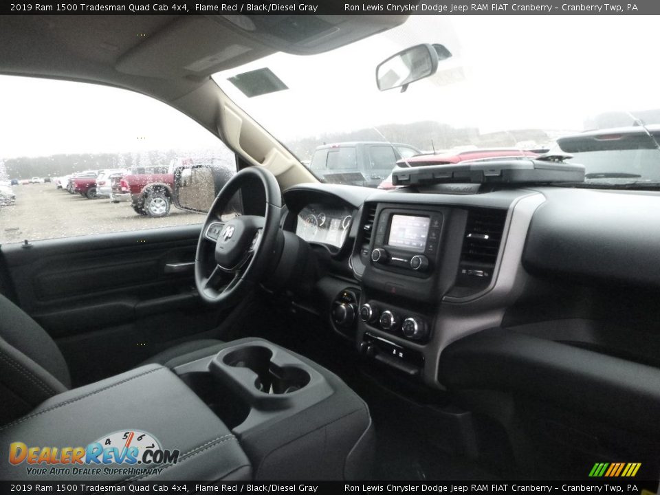 2019 Ram 1500 Tradesman Quad Cab 4x4 Flame Red / Black/Diesel Gray Photo #11