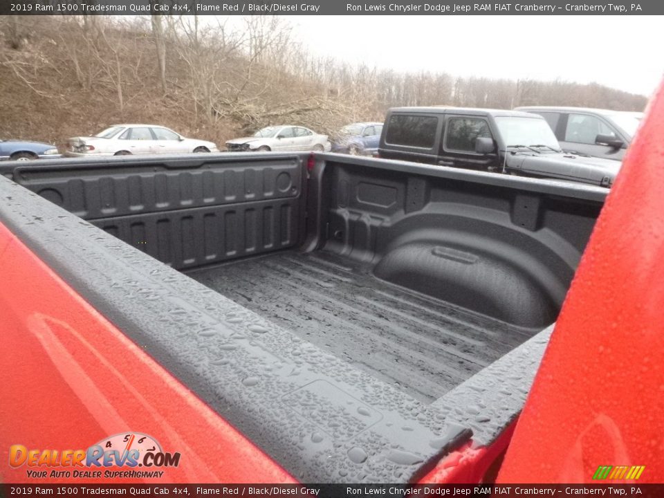 2019 Ram 1500 Tradesman Quad Cab 4x4 Flame Red / Black/Diesel Gray Photo #12