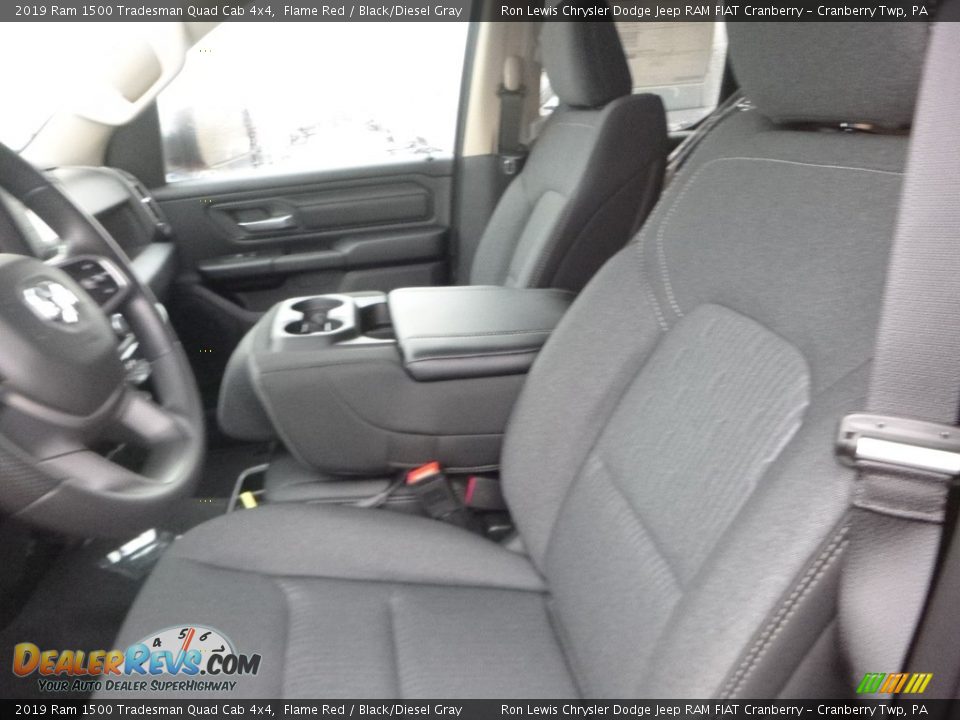 2019 Ram 1500 Tradesman Quad Cab 4x4 Flame Red / Black/Diesel Gray Photo #13