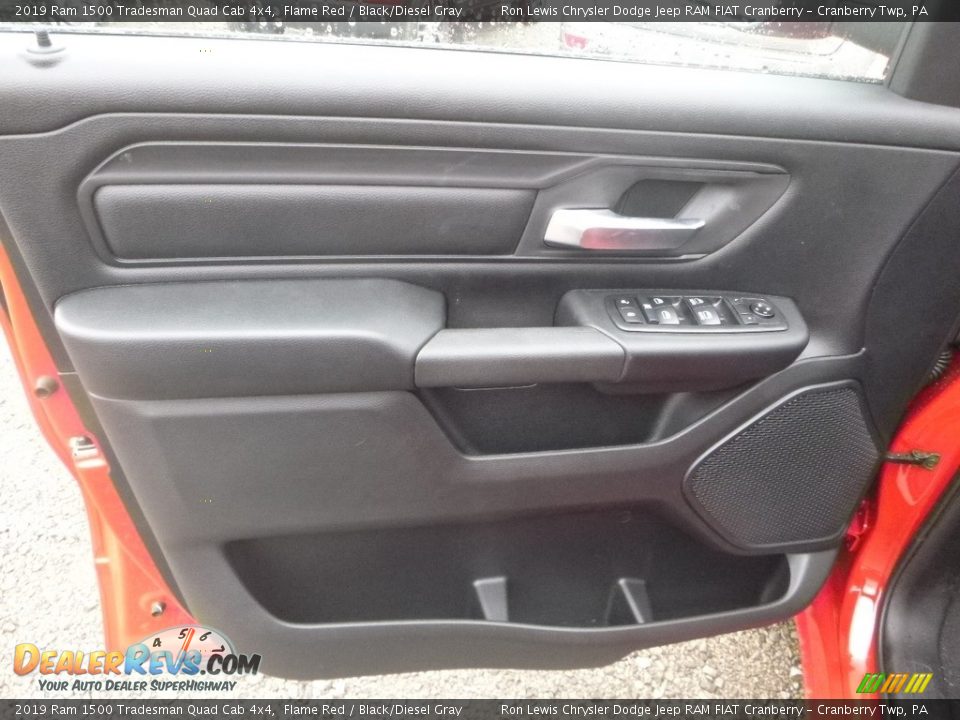 2019 Ram 1500 Tradesman Quad Cab 4x4 Flame Red / Black/Diesel Gray Photo #14
