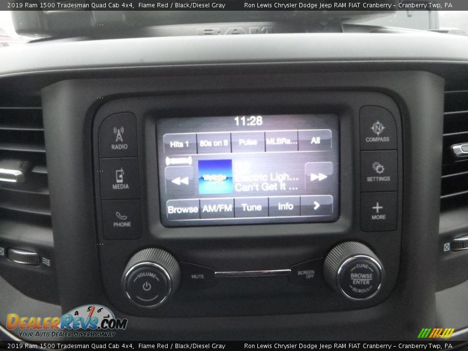 2019 Ram 1500 Tradesman Quad Cab 4x4 Flame Red / Black/Diesel Gray Photo #16