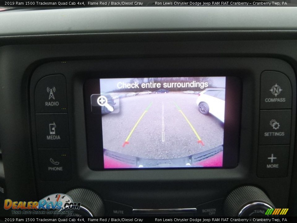2019 Ram 1500 Tradesman Quad Cab 4x4 Flame Red / Black/Diesel Gray Photo #17