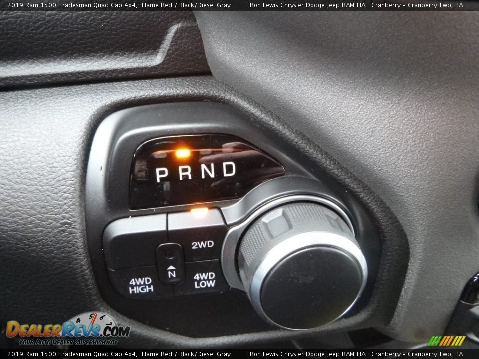 2019 Ram 1500 Tradesman Quad Cab 4x4 Flame Red / Black/Diesel Gray Photo #20