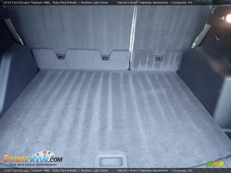 2016 Ford Escape Titanium 4WD Ruby Red Metallic / Medium Light Stone Photo #4