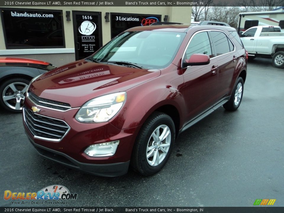 2016 Chevrolet Equinox LT AWD Siren Red Tintcoat / Jet Black Photo #2