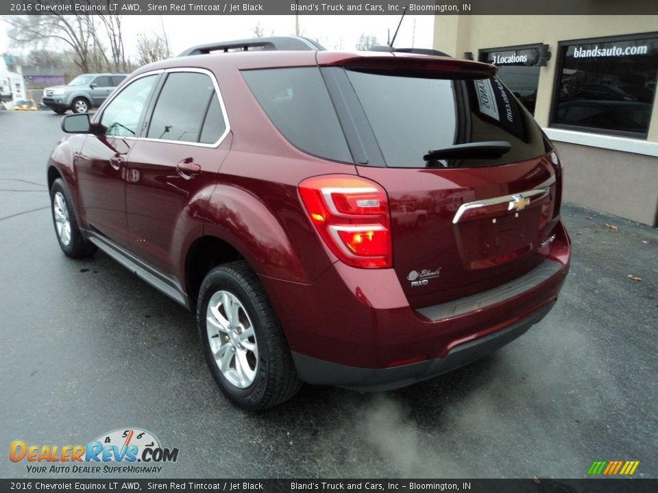 2016 Chevrolet Equinox LT AWD Siren Red Tintcoat / Jet Black Photo #3