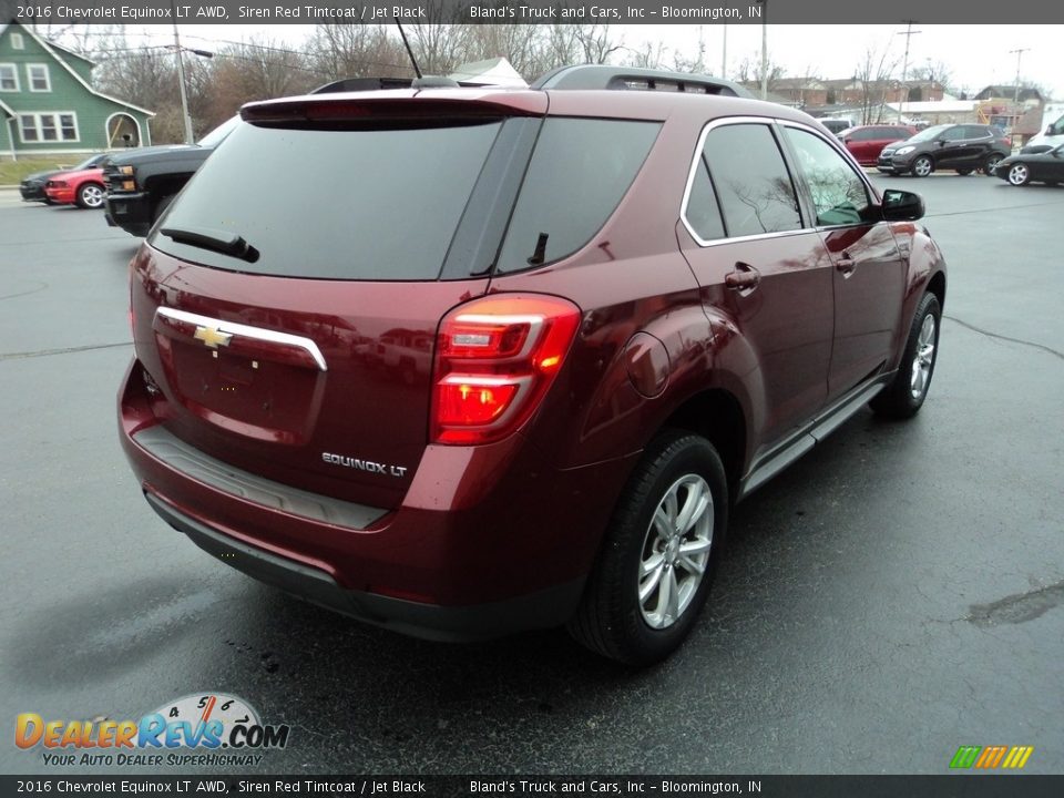 2016 Chevrolet Equinox LT AWD Siren Red Tintcoat / Jet Black Photo #4