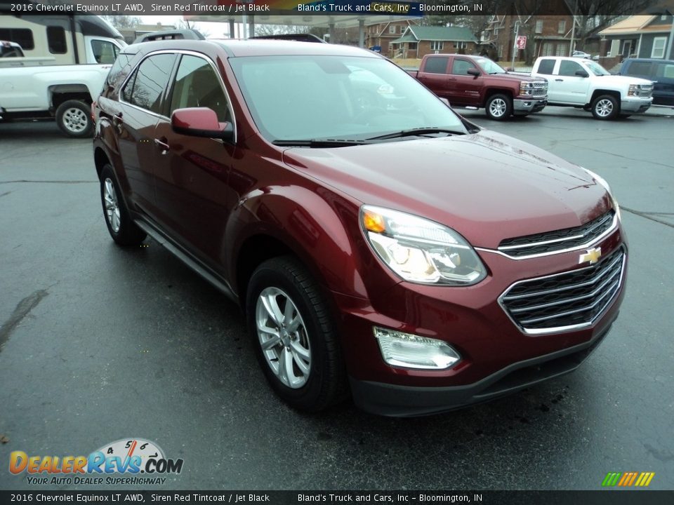 2016 Chevrolet Equinox LT AWD Siren Red Tintcoat / Jet Black Photo #5