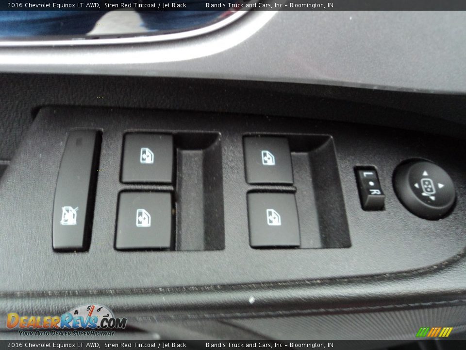 2016 Chevrolet Equinox LT AWD Siren Red Tintcoat / Jet Black Photo #10