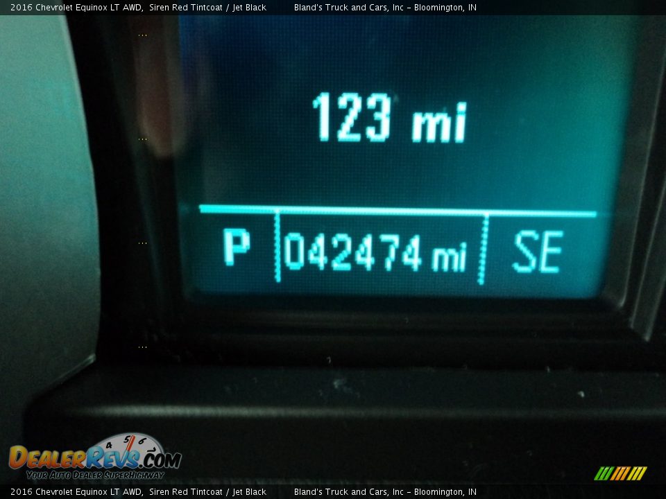 2016 Chevrolet Equinox LT AWD Siren Red Tintcoat / Jet Black Photo #14